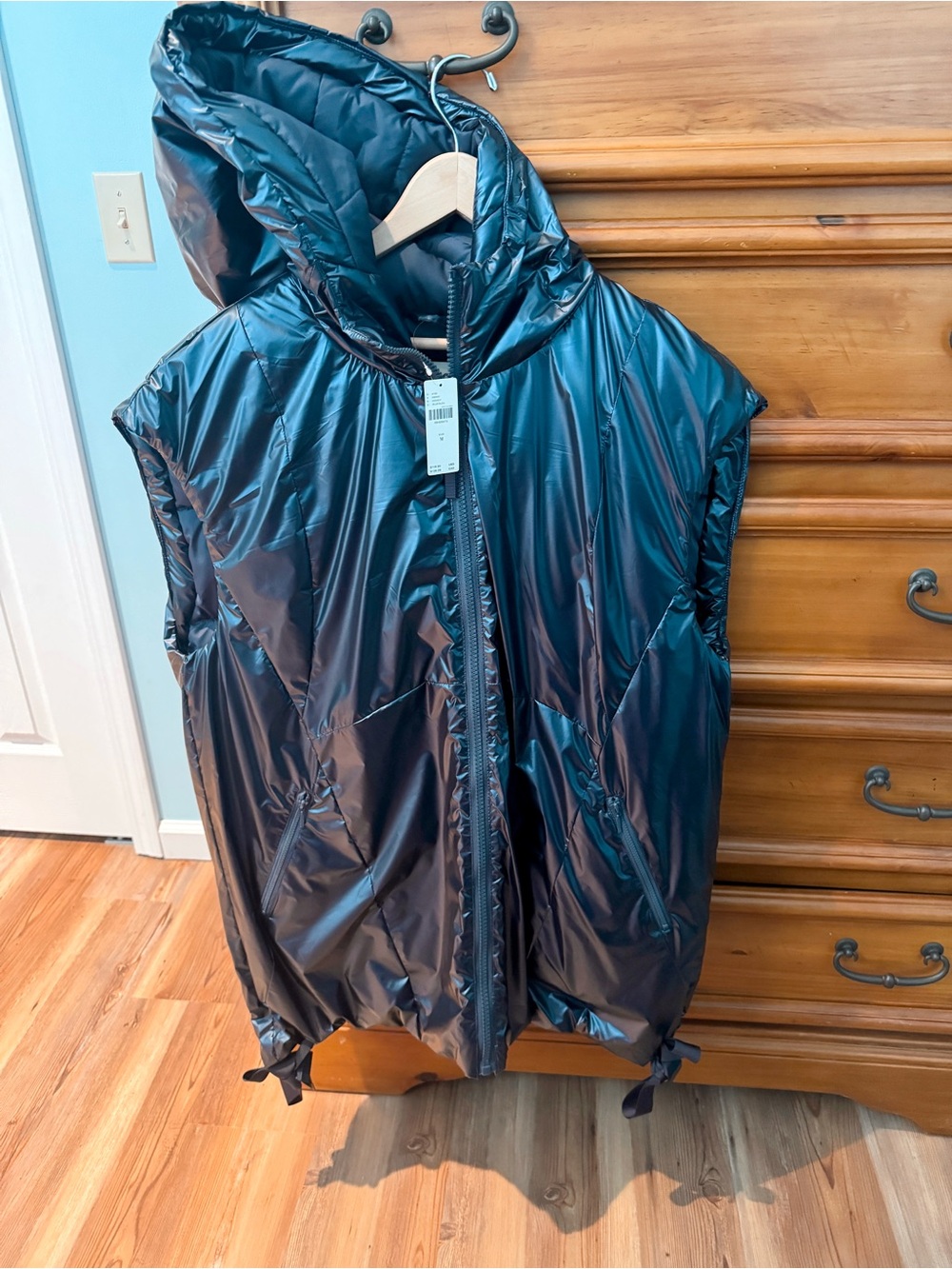 Puffy vest from Anthropologie. Navy NWT